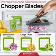 thumbnail image 3 of Bartnelli 15-Piece Vegetable Chopper Multifunctional Food Slicer with Large Container, Veggie Chopper, Slicer, 3 of 6