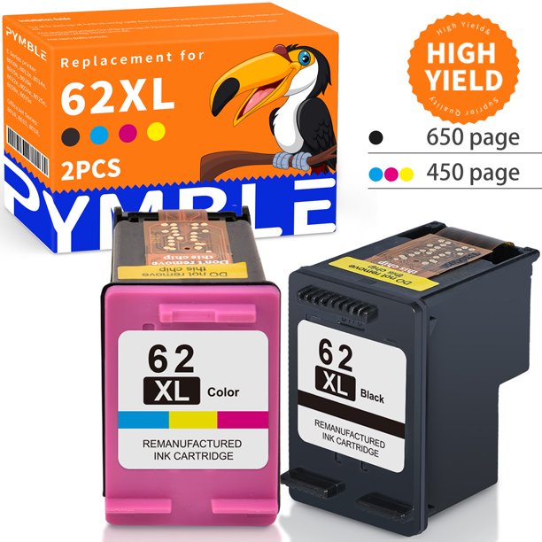 62XL Ink Cartridges for HP 62 Ink Cartridges for HP Printers Envy 5540