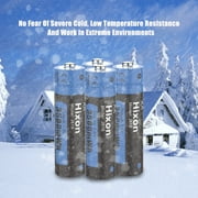 Hixon Lithium Batteries AA, 8-Pack 3500mWh 1.5V Rechargeable AA Lithium Batteries, over 1500 Cycles with 4 Solt Charger