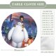 thumbnail image 2 of Baymax: Grandes héroes-theme Fitted Round Tablecloths Elastic Edged Table Covers Waterproof Table Cloth for Kitchen Holiday Party Tables Decor 120cm, 2 of 6