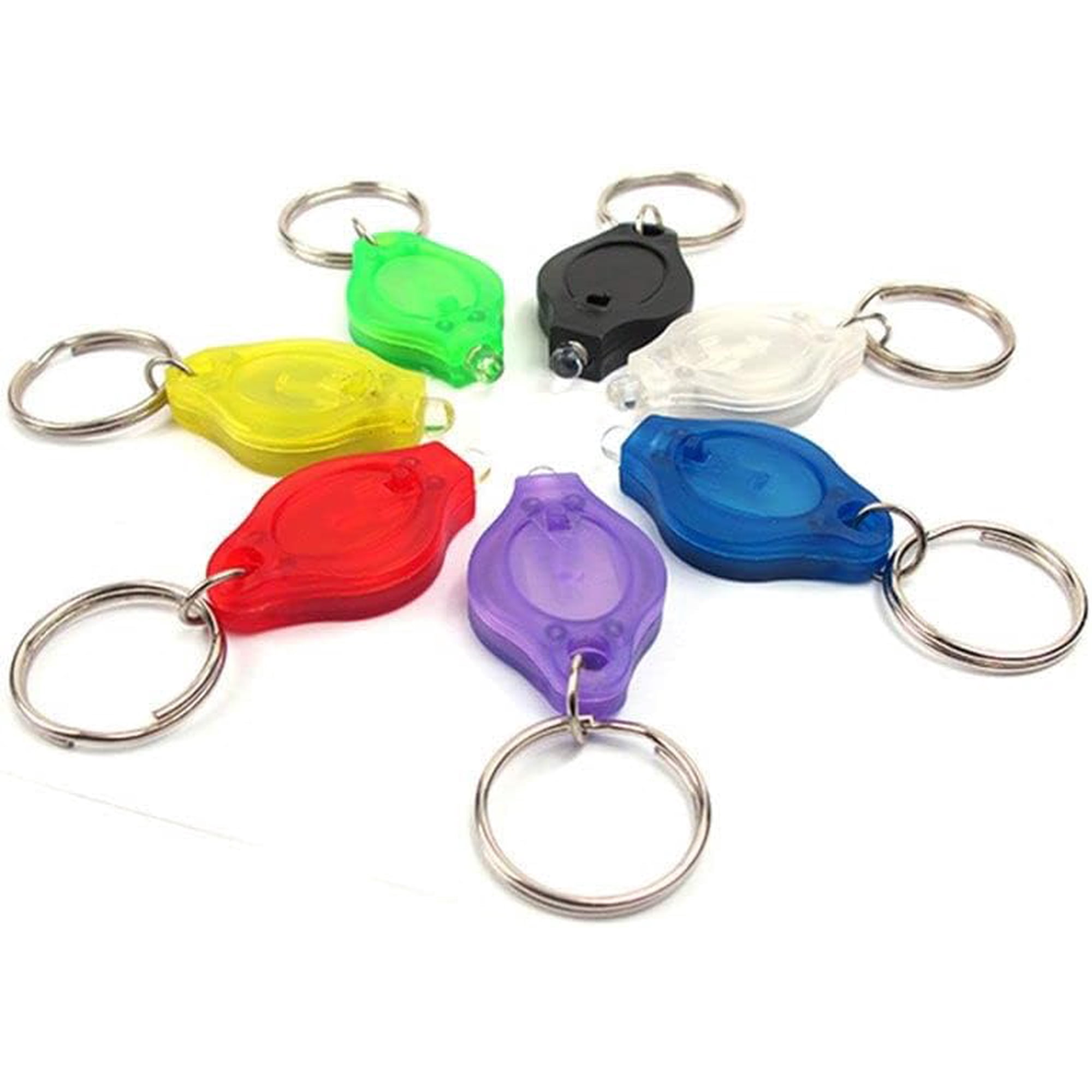 Mini Lampe Torche LED Ultra Lumineuse Porte-clés - Alliage Aluminium Noir