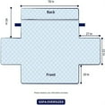 thumbnail image 3 of CHOK 2024 1-Piece Reversible Sofa Cover Quilted Slipcover (Sofa  Gray), 3 of 6