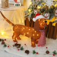 thumbnail image 2 of Christmas Lights Dachshund Christmas Shiny Decorations, 2 of 5