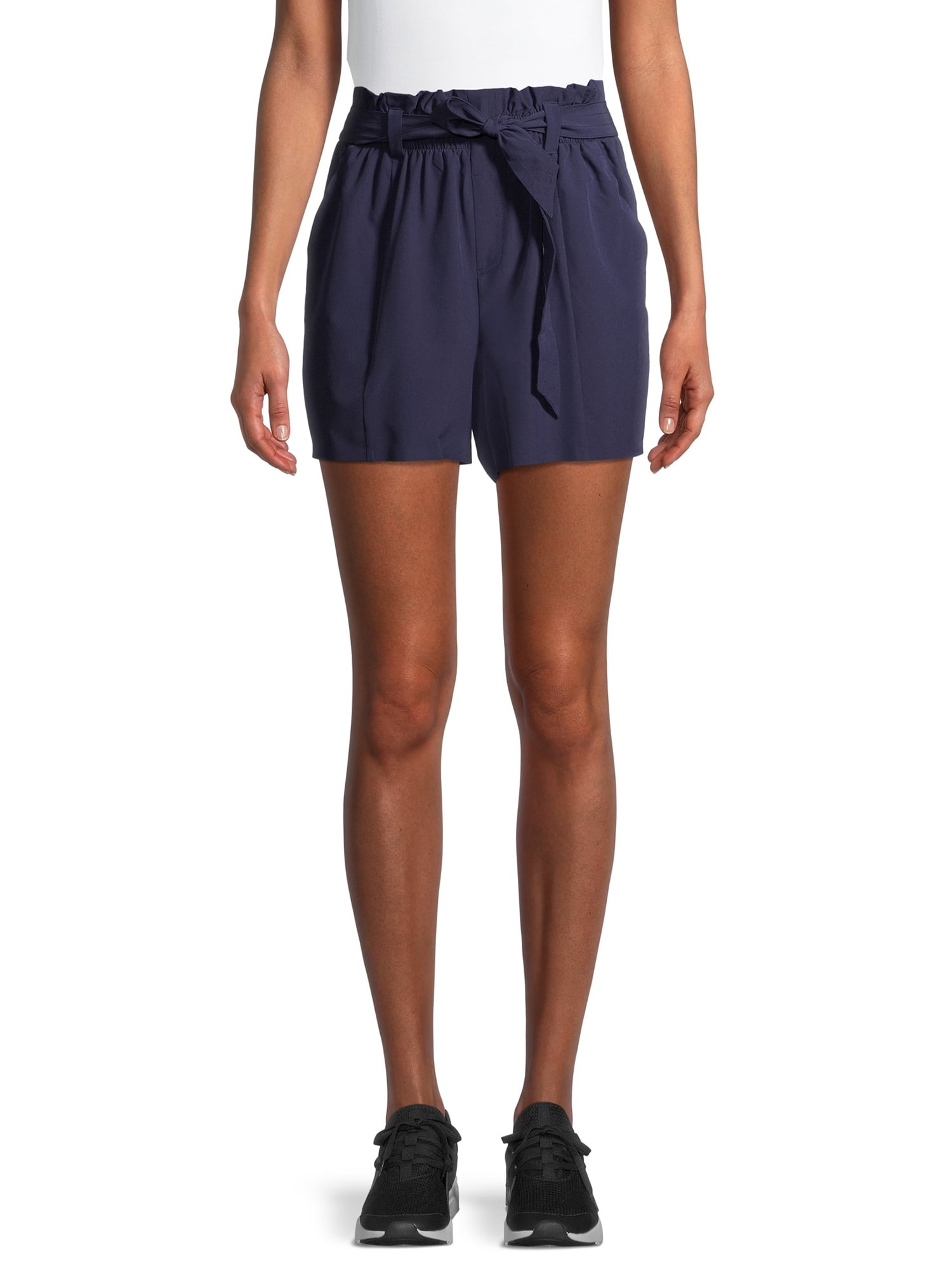 short azul royal feminino