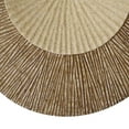 thumbnail image 4 of Benjara Round and Ribbed Double Layer Sandstone Wall Art, Large, Brown and Beige, 4 of 5