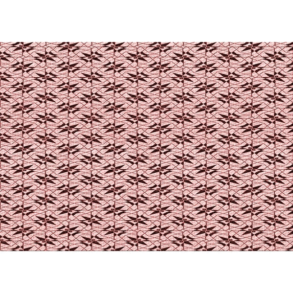 Ahgly Company Machine Washable Indoor Rectangle Transitional Brown Red Area Rugs, 8' x 10'