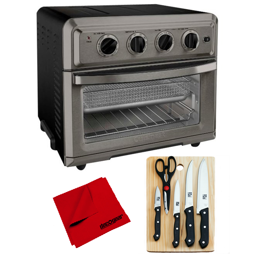 Cuisinart TOA60BKS Convection Toaster Oven Air Fryer with Light Black