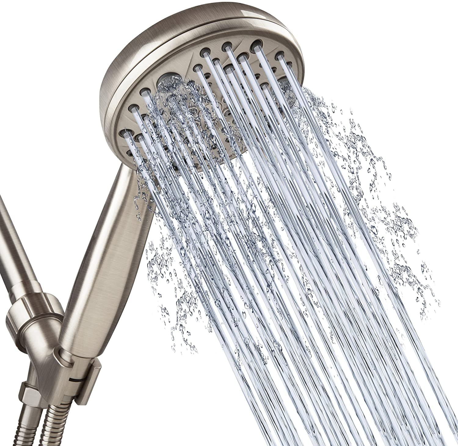 7 Adjustable Spray Models Handheld Shower Only Shower Head with Teflon Tape A-SHOW Multifunctional High Pressure Shower Head Water Saving Bathing for Adults Children Pets Universal for Bathroom