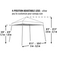 thumbnail image 4 of Shelterlogic Hd Series Slant Leg Pop-Up 10 Ft. X 10 Ft. Canopy In Purple, 4 of 8