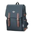 thumbnail image 1 of Mochila escolar retro unisex ilios innova  Diseño vintage gris, 1 of 5
