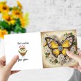 thumbnail image 3 of Tarjeta Deseos Diaria Diamantes Hecha A Mano Con 6 Piezas Mariposa para Adultos Y, 3 of 9