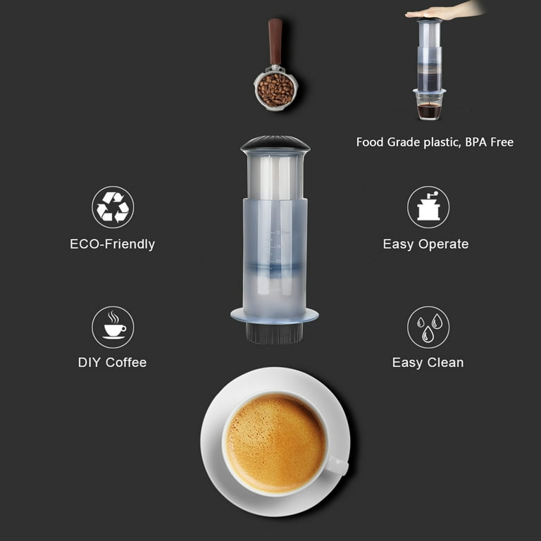 Dcenta Coffee and Espresso Press Maker Portable Coffee Manual