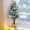 White, variant on Zenithome Artificial Cedar Topiary Trees for Outdoors 22.05 Inch Realistic Faux Plants with Ground Spike for Garden Patio Porch Decor Easy Assembly No Maintenance