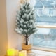 thumbnail image 1 of Árbol topiario de cedro artificial | Planta de arbusto sintético al aire libre con espiga en el suelo | Arbusto de Educación Física Verde | 21,7 de altura | Bajo mantenimiento | Decoración del, 1 of 8