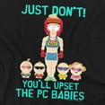 thumbnail image 2 of South Park PC Babies Women's T Shirt,Pc Babies, Medium, 2 of 6