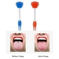 thumbnail image 6 of 2 Pack Tongue Scraper, Tongue Cleaner Brush for Adults Tongue Scrubber for Better Breath (Blue&Orange), 6 of 6