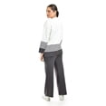thumbnail image 3 of Conjunto de punto a rayas Roman Fashion /Juvenil, 9001 (Gris obscuro) gris oscuro G, 3 of 5