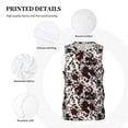 thumbnail image 3 of Honeii Cow Skin print basktball shirt for men and women, Unisex basketball jersey for Theme party-Large, 3 of 6
