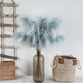 thumbnail image 6 of 12 Pcs Faux Pampas Grass Decor 38 Inch Tall Pampas Grass for Floor Vase Fluffy Faux Feathers for Vase Floor Fake Fluffy Stems Plants for Home Boho Decor Flower Arrangement (Gray Blue), 6 of 9