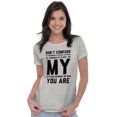 thumbnail image 4 of Personality and Attitude Funny Quote Womens Slim Fit Graphic Tee Brisco Brands S, 4 of 5