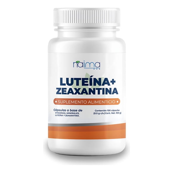 Multivitaminico Luteína + Zeaxantina Zinc, Cobre Vit C Y E Sin Sabor