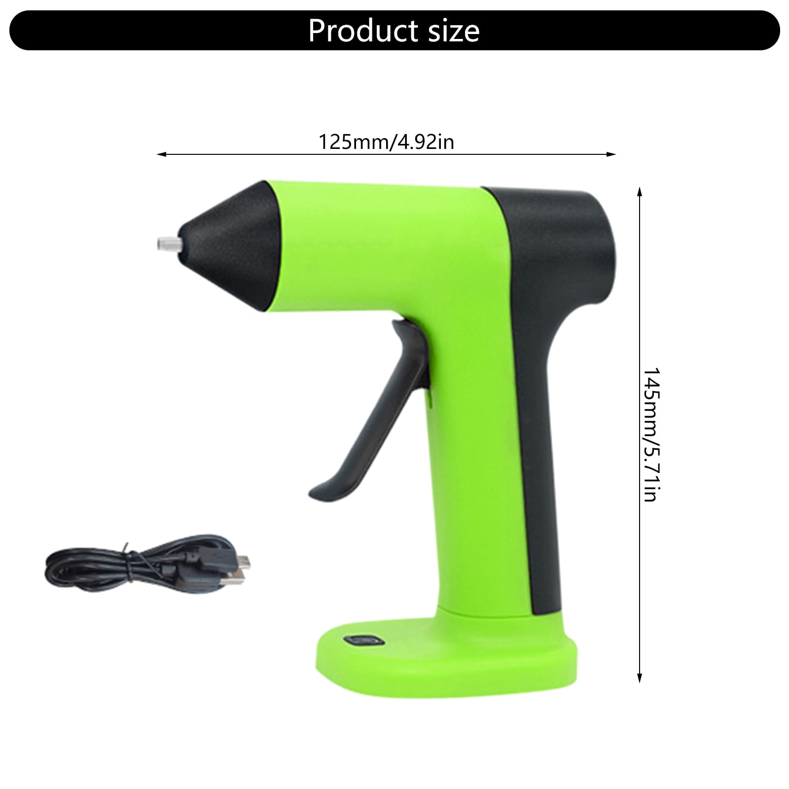Wireless Craft Glues Guns Rechargeable Battery Efficient 30S Preheating Time Overheat Protective for Kids School Crafts