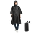 thumbnail image 1 of Poncho de Pluie avec Capuche Imperméable Vestes de Pluie Polyester Cape de Pluie pour Randonnée Camping Cyclisme, 1 of 8