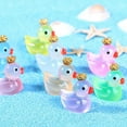 thumbnail image 1 of Fiudx Adornos de Patito Luminoso, Minijuego de 10 Piezas de Resina, Colores Brillantes para Decoración Del Hogar, Manualidades, Accesorios para Peceras, Decoración de Mesa, Narración de Cuentos, Tama, 1 of 4