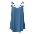 thumbnail image 5 of Weikingp Backless Tops For Women Womens Tank Tops Dressy Casual Built In Bra Tank Tops For Women Womens Tops Casual Women'S Tank Tops Blue S, 5 of 5