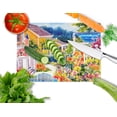 thumbnail image 2 of Caroline's Treasures Seaside Beach Cottage Glass Cutting Board Large, 2 of 2