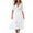 White, variant on Aofany Womens Bohemian Dress Deep V Neck Summer Flowy Long Maxi Dresses White Sleeveless Beach Party Loose Dresses