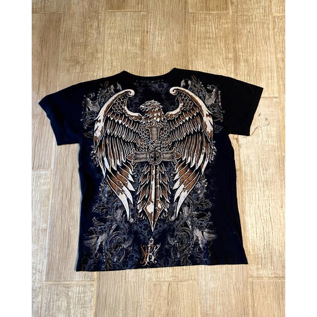 Camiseta Y2K de afliction para hombre y mujer, camisa de gran tamaño con cuello redondo, estilo Retro, Hip Hop, ropa gótica de manga corta, ropa de calle