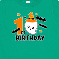 thumbnail image 4 of Inktastic 1st Birthday with Ghost and Bats Halloween Boys or Girls Baby T-Shirt, 4 of 5