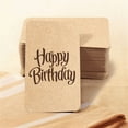 thumbnail image 2 of 100pcs Blank Kraft paper Business Cards Word Card Message Card DIY Gift Card, 2 of 8