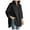 A-Black1028, variant on XIAONU Women's Oversized Button Down Shirt Loose Long Sleeve Collared Neck Pullover Blouse Lightweight Casual Daily Tops