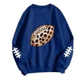 thumbnail image 4 of Sweatshirts for Women Oversized Crewneck Baseball Printed Drop Shoulder Hoodless Sweatshirt Casual Game Day Print Round Neck Lightweight Comfy Sweatshirts, 4 of 4