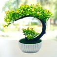 thumbnail image 5 of Artificial Plants Bonsai Small Tree Simulation Pot Plants Fake Flowers Table Pot Ornaments Home Decoration Hotel Garden Decor, 5 of 8