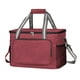 thumbnail image 1 of Bolsa térmica iknoe grande, 24 litros, aislante, a prueba de fugas, color granate, 36 latas, 1 of 6