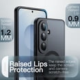 thumbnail image 6 of JETech Magnetic Case for Samsung Galaxy S26, Translucent Matte Back Shockproof Cover (Black), 6 of 7