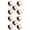 Light Brown, variant on BE-TOOL 10PCS L-Shaped Right Angle Metal Bracket Plate Shelf Connector for Farmhouse Shop Woodworking (Yellow)