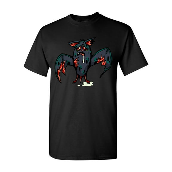 Zombie Bat Undead Animals Adult DT T-Shirt Tee