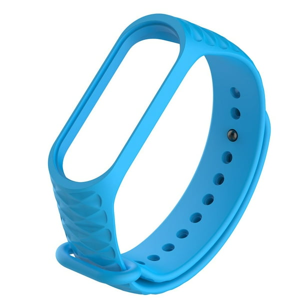 Injueey 13 colores para 3 TPU Correa colorida Reemplazo de Reloj deportivo inteligente Muñequera Relojes inteligentes cielo azul mi banda 3