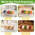 thumbnail image 6 of Wavraging Ice Chilled Condiment Caddy, Condiment Containers for 5 Removable Compartments (2.5 Cup Each), Clear Chilled Condiment Server with Lid, Garnish Tray for Fruit, Salad, Party & Outdoor Events, 6 of 7