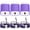 3pcs Purple, variant on 3Pack USB Wall Charger, 18W Fast Charging Block with 6FT USB C Cable Fast Charging Cable Cord Usb C Cable Phone Cables, Type C Charger Plug Quick Android Charger USB Plug Adapter[Multicolor]