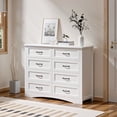 thumbnail image 2 of Asofer 6 Drawer DresserAsofer 8 Drawer Dresser for Bedroom with Metal Handle, for Bedrooms, Living Room, Cloakroom, Black, 2 of 8