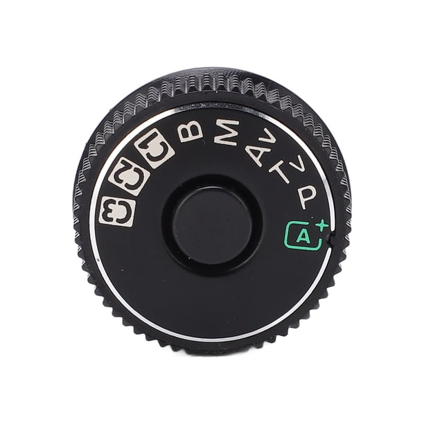 Botón De La Cubierta Superior De La Cámara Dial De Modo, Plástico Liviano Conveniente Negro No Tóxico Tapa De Dial De Modo Superior De La Cámara Para Reparación Ccdes Camera Repair Accessories