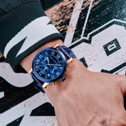 Men's Watches Sports Quartz Wristwatches Leather Strap Luminous Hands