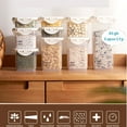thumbnail image 3 of HomelyJoy Airtight Food Storage Containers with Lock-Tight Lid Seal for Flour, Sugar, Cereal, Rice & Protein Powder, 34oz Kitchen & Pantry Organizers, Set of 1 (Clear), 3 of 5