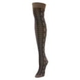 thumbnail image 3 of MeMoi Leaf Vine Cotton Blend Over the Knee Sock - Mens - Male, 3 of 3
