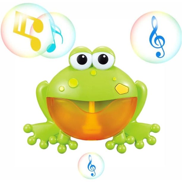 Juguete de baño para bebé, rana Musical, máquina de burbujas, fabricante de bañera para baño, música envolvente, música dulce, rodeada de muchas burbujas